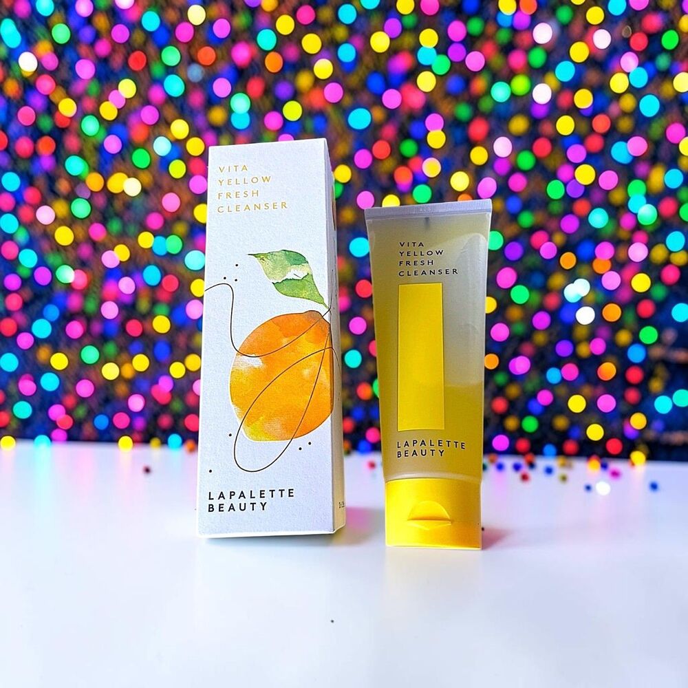 Lapalette Beauty Vita Yellow Fresh Cleaner 3.38 fl oz Brand New In Box